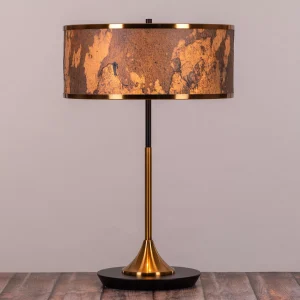Designer Rose Gold Marbel Finish Lamp