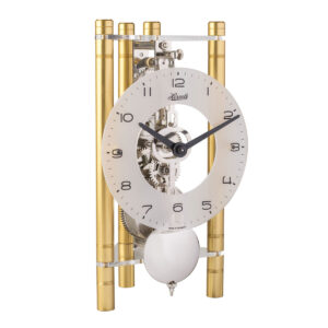 Designer Mechanical Table Clock | Gold