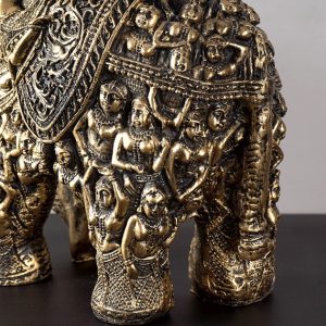 Designer Bronze Elephant Statue for Home Decor