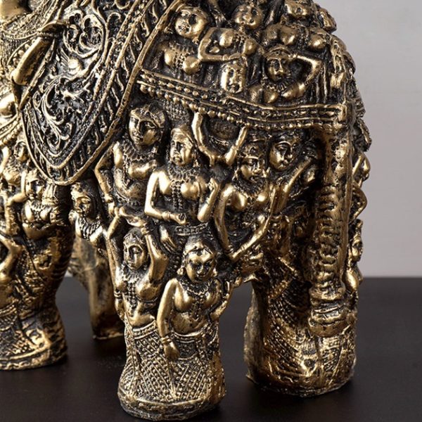 Designer Bronze Elephant Statue for Home Decor - Image 2
