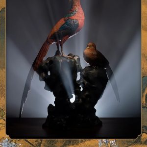 Designer Rich Birds Brass Sculpture
