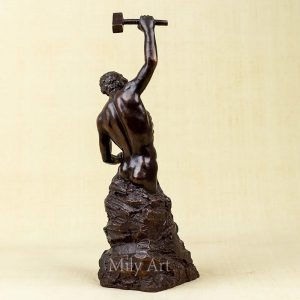 Self-Made Man Carving Statue Bronze Sculpture for Home Decor